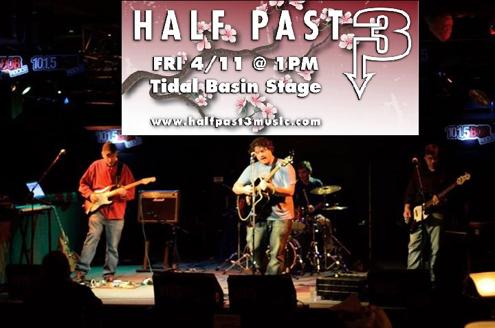 Half Past 3 Band to play DC’s National Cherry Blossom Festival