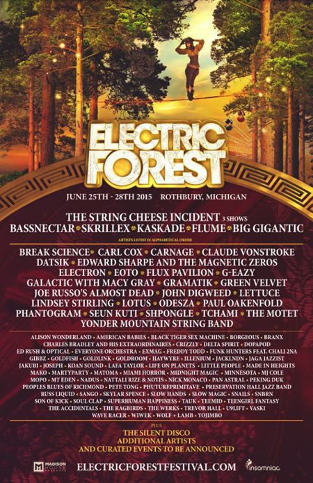 Electric Forest Preview June 25-28, 2015