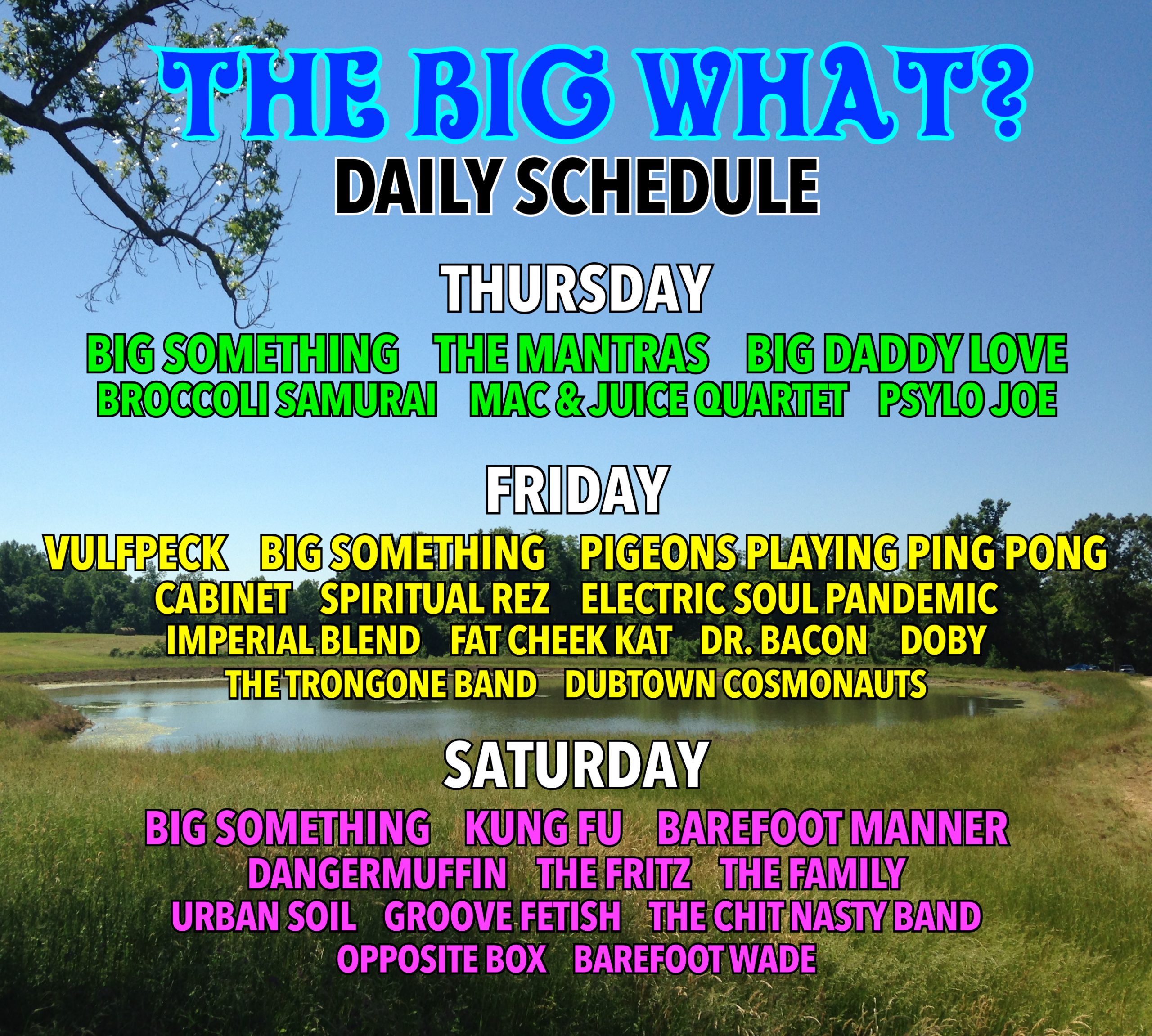 Big What Daily Lineup and Costume Contest!