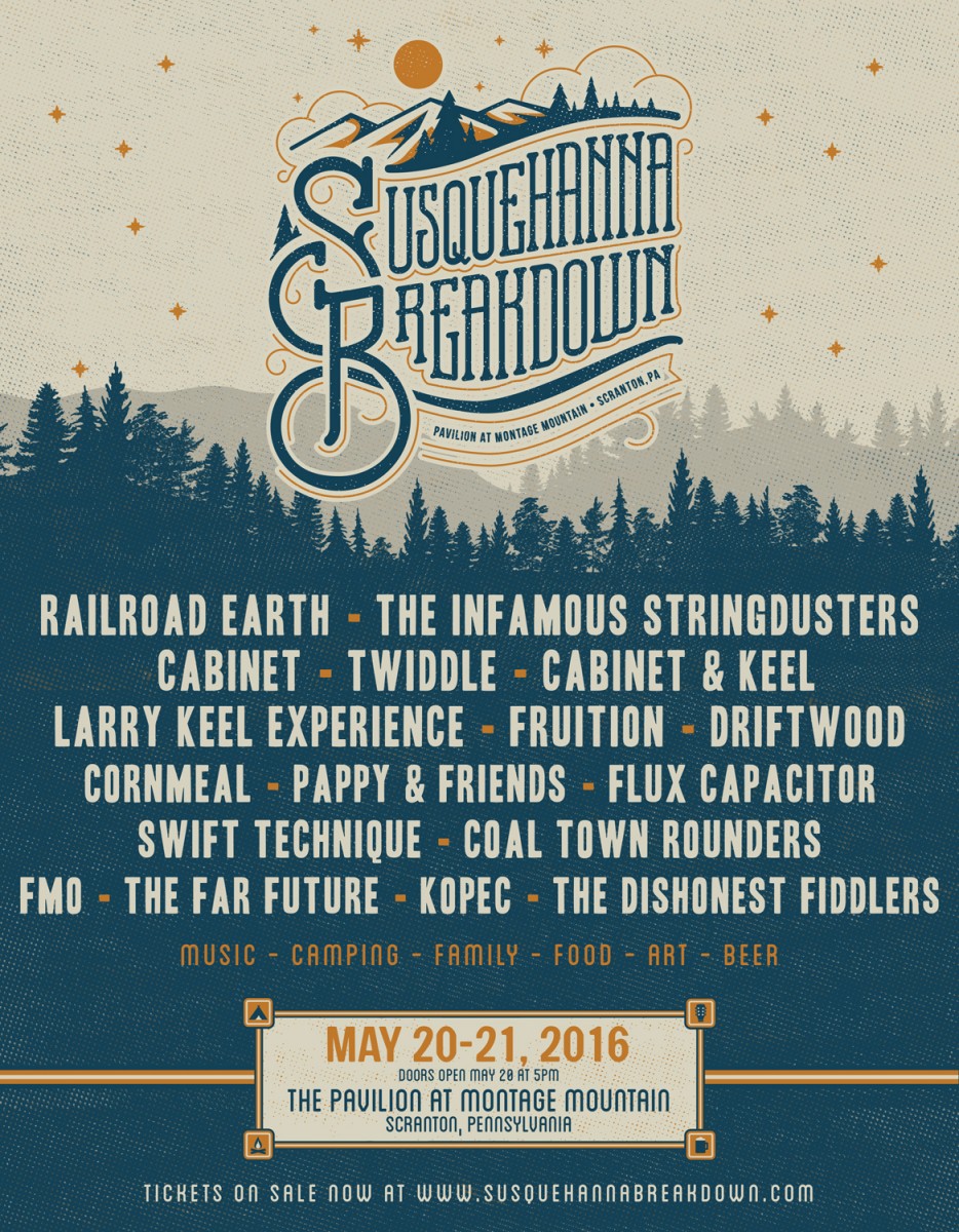 4th Annual Susquehanna Breakdown Music Festival Announces Full Lineup!