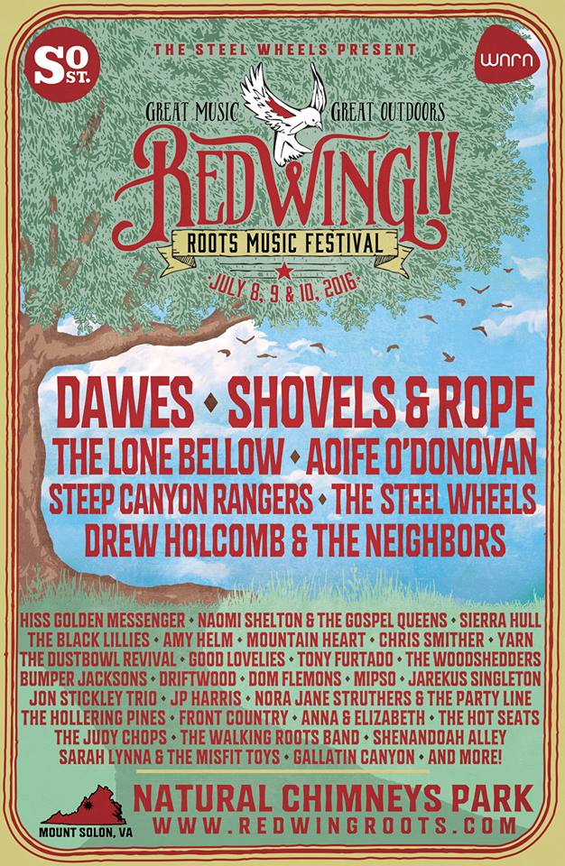 Red Wing Roots Music Festival Preview, July 8-10, Mt. Solon, VA