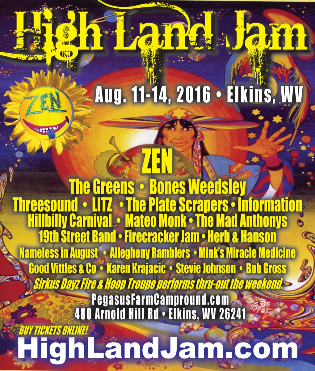 High Land Jam Preview THIS WEEKEND Aug 11-14, Elkins, WV