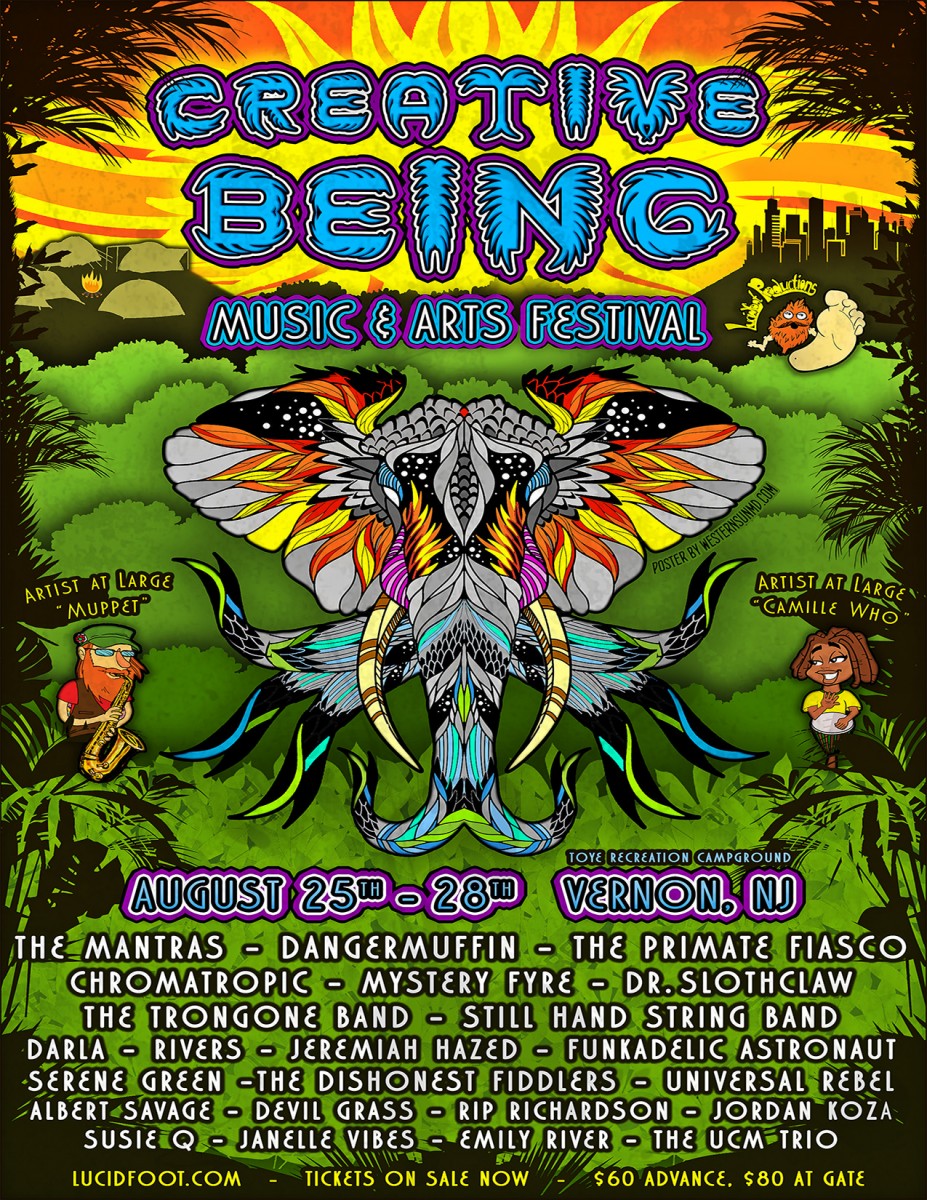 Creative Being Music & Arts Festival 2016 Preview