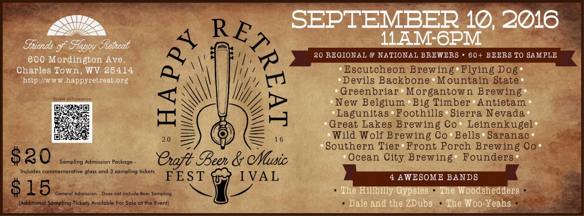 HAPPY RETREAT EXPECTING LARGE CROWD FOR FIRST ANNUAL CRAFT BEER AND MUSIC FESTIVAL