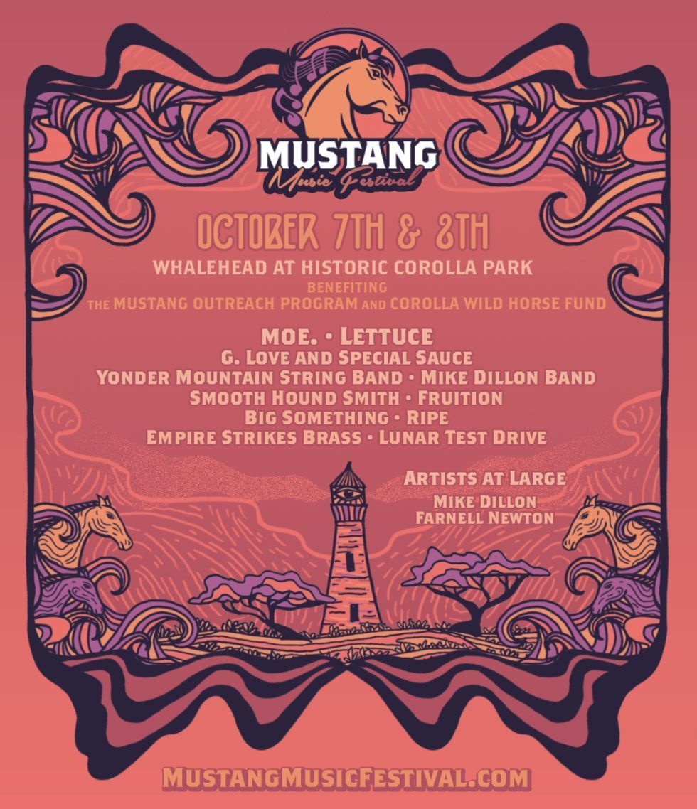 Mustang Music Festival Preview, Oct 7-8, 2016, Corolla, NC