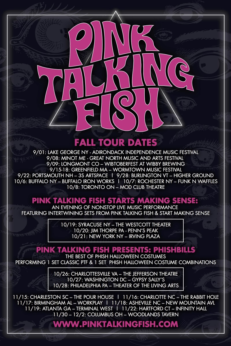 Pink Talking Fish Announces Action Packed Fall Tour