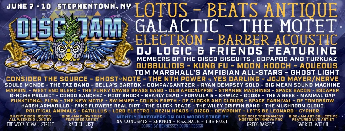 Disc Jam Music Festival Releases 2018 Lineup!