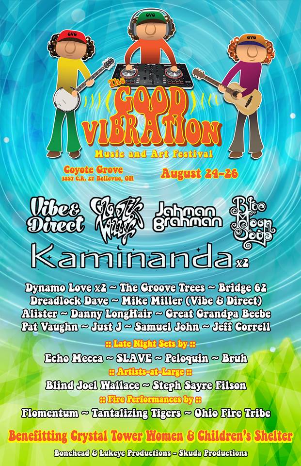 Festival Preview: Good Vibes Only at Good Vibration Music and Art Festival this weekend Aug 24-26, 2018