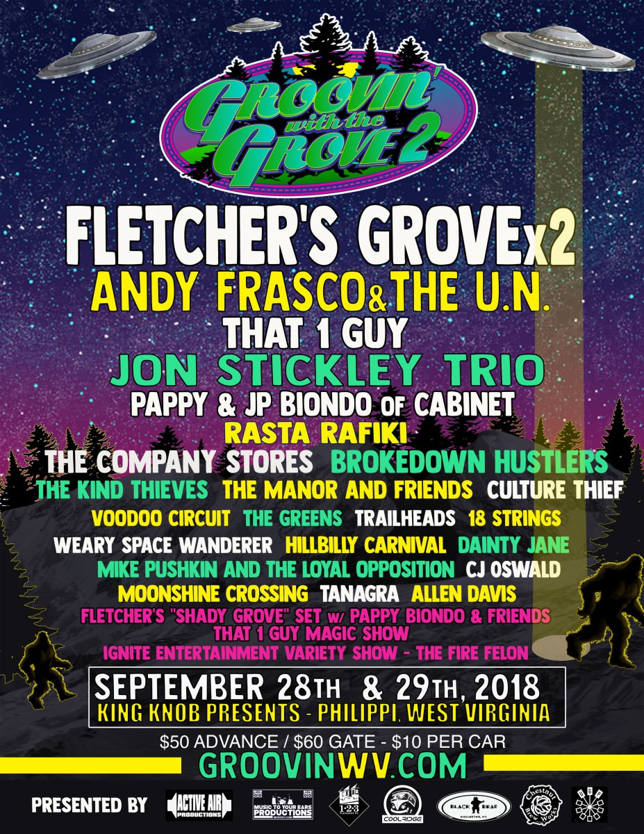 What’s Up Weekly – Sept 24-30, 2018 – Groovin’ With The Grove, Meeting of the Minds, Tweed, Perpetual Groove & more.