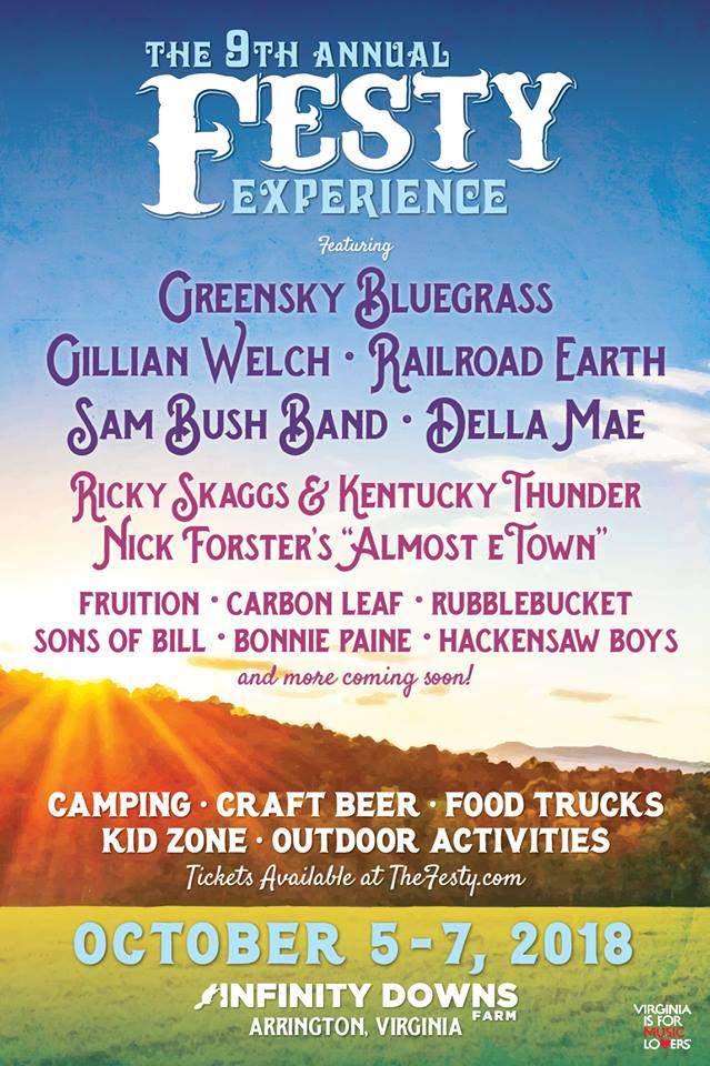 What’s Up Weekly – Oct 01-07 2018 – Festy Experience, Shakori Hills Fall GrassRoots, Twiddle, Lettuce & more.