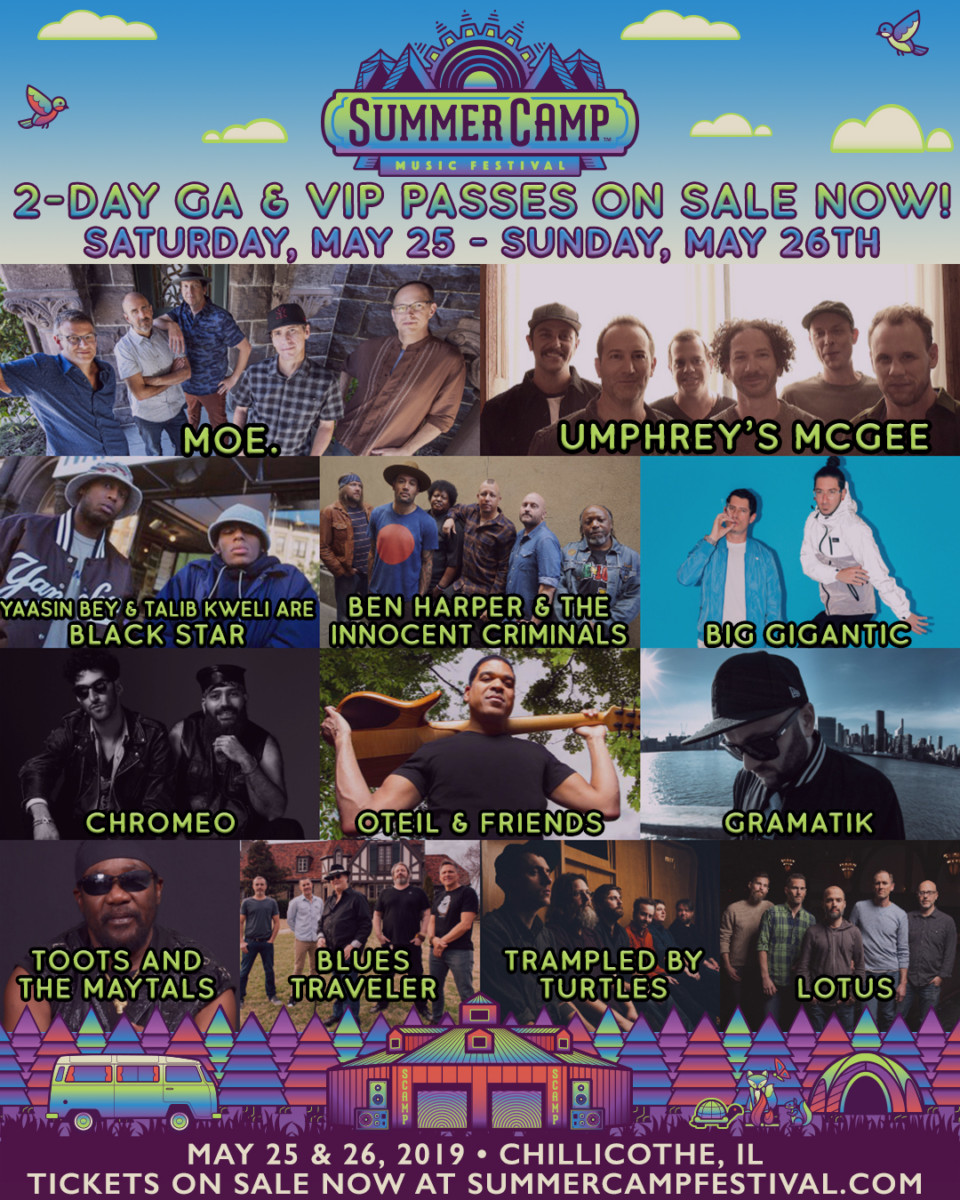 Summer Camp Music Festival Announces 2-Day GA & VIP Passes!