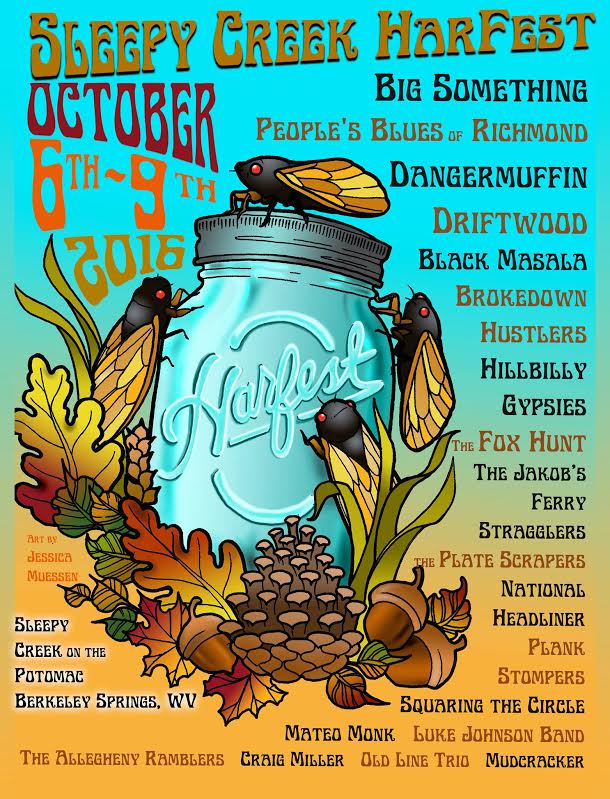 Sleepy Creek Presents Harfest Preview : Oct 6-9, 2016, Berkeley Springs, WV