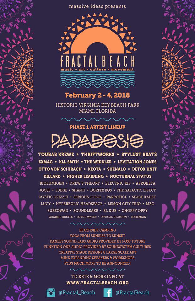 Massive Ideas Announces Initial Lineup For Fractal Beach 2018