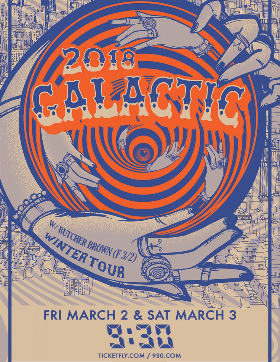 Galactic at 9:30 Club March 2 & 3 Ticket Giveaway Contest
