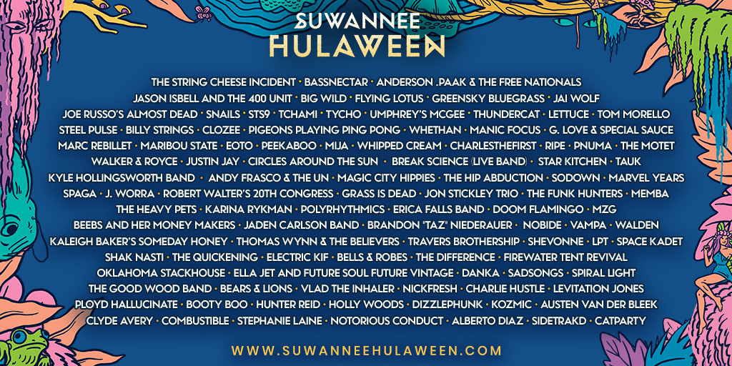 End Your Festival Season Right – Peep the Hulaween Music Schedule and Make Your Plans